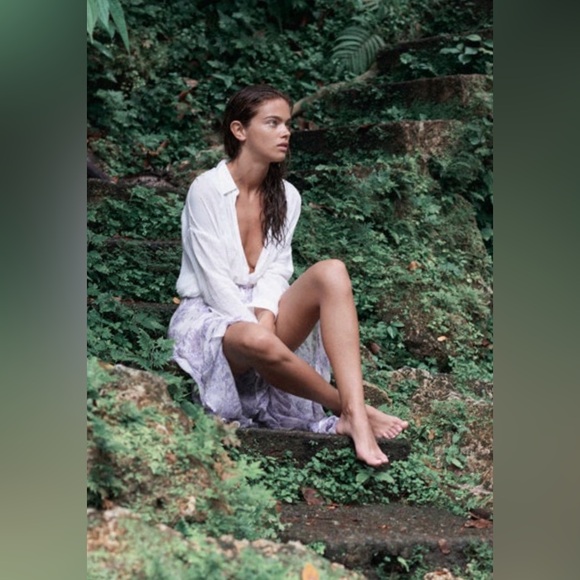 The Jetset Diaries Dresses & Skirts - The Jetset Diaries Lavender High Low Skirt size M